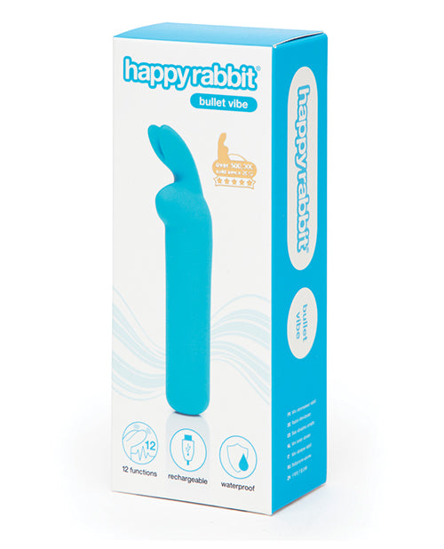 Happy Rabbit Rechargeable Bullet - Blue - LUST Depot