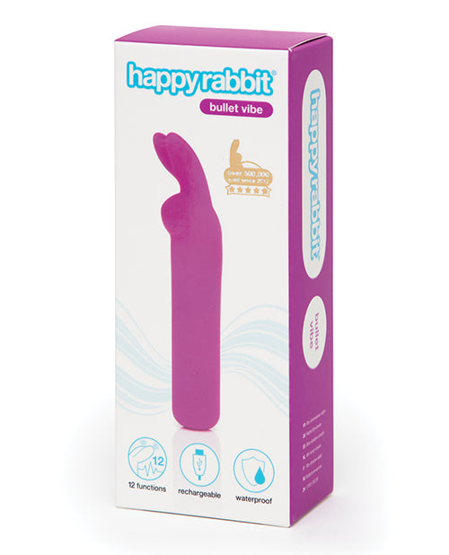 Happy Rabbit Rechargeable Bullet - Purple - LUST Depot