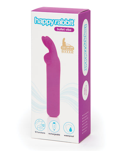 Happy Rabbit Rechargeable Bullet - Purple - LUST Depot