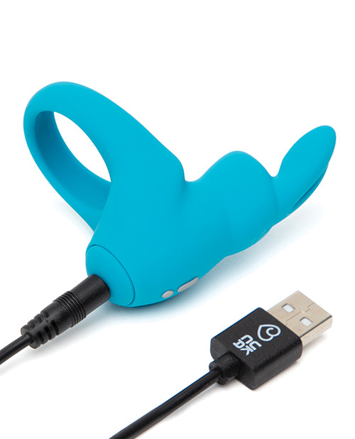 Happy Rabbit Rechargeable Cock Ring - Blue - LUST Depot