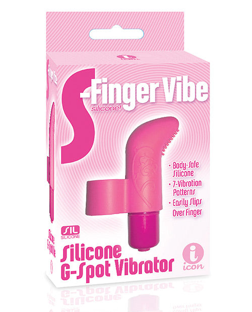 The 9's S-finger Vibe - Pink - LUST Depot