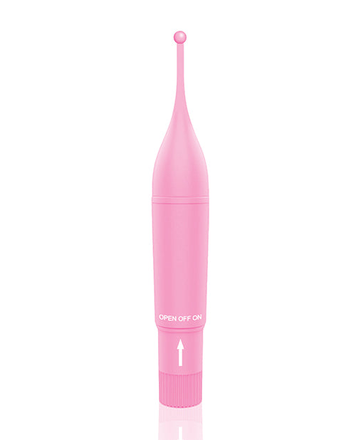 The 9's Clitterific! Pearl Point Clitoral Stimulator - Pink - LUST Depot