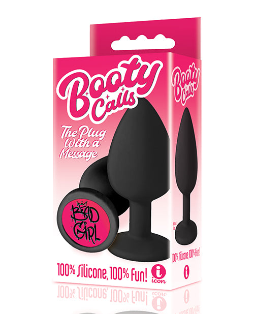 The 9's Booty Calls Bad Girl Plug - Black - LUST Depot