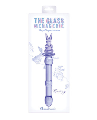 Glass Menagerie Rabbit Glass Dildo - Pink