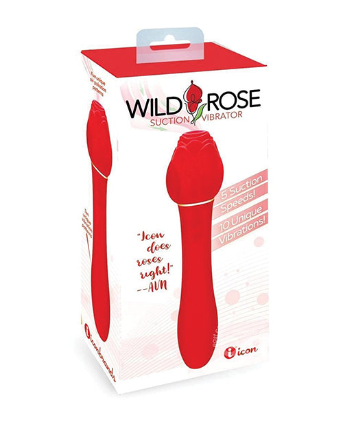 Wild Rose & Vibrator - Red - LUST Depot