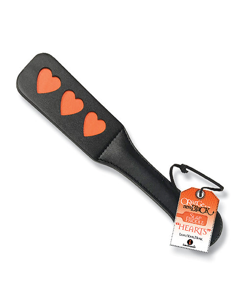 The 9's Orange Is The New Black Slap Paddle - Hearts - LUST Depot