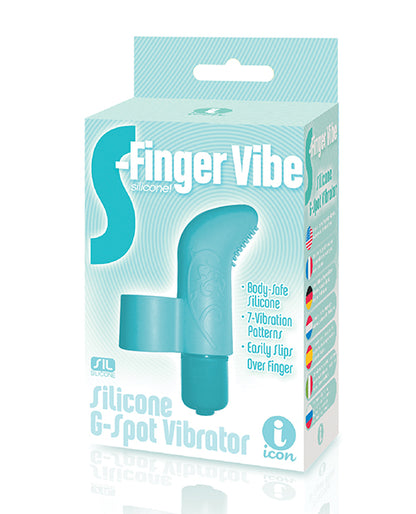 The 9's S-finger Vibe - Blue - LUST Depot