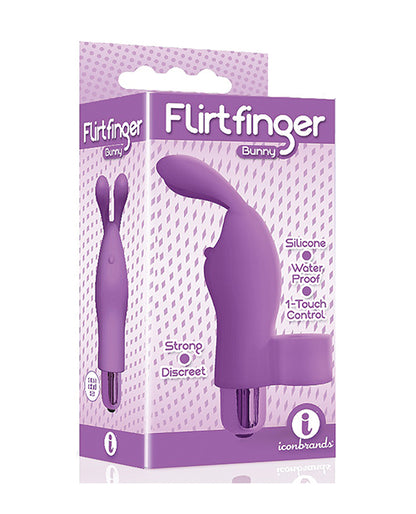 The 9's Flirtfinger Bunny - Purple - LUST Depot