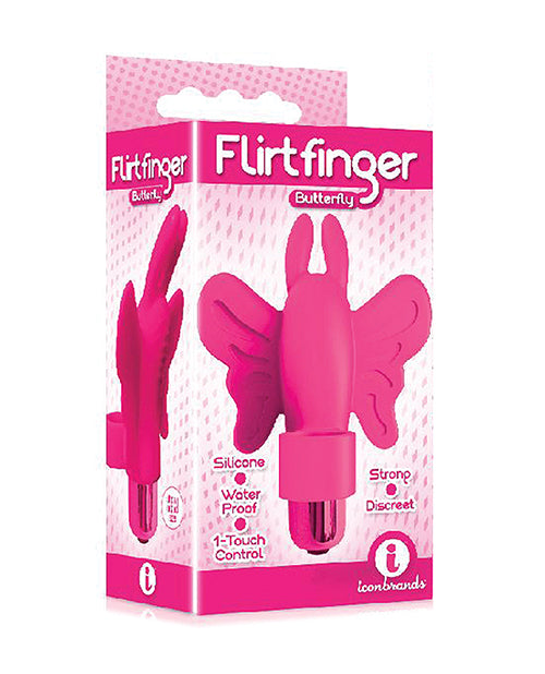 The 9's Flirtfinger Butterfly - Pink - LUST Depot