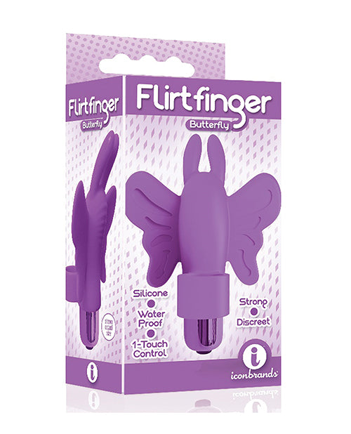 The 9's Flirtfinger Butterfly - Purple - LUST Depot