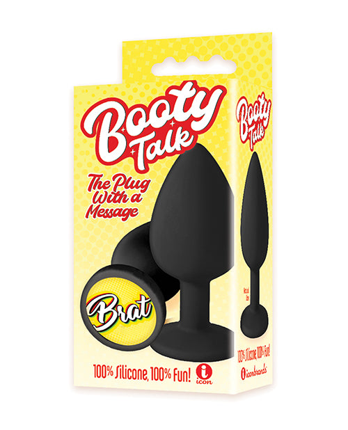 The 9's Booty Calls Brat Plug - Black - LUST Depot