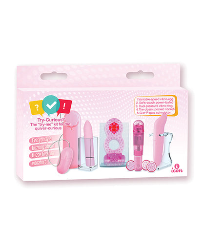 Try-curious Vibe Set - Pink - LUST Depot