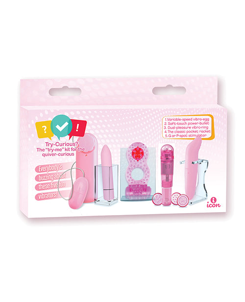 Try-curious Vibe Set - Pink - LUST Depot