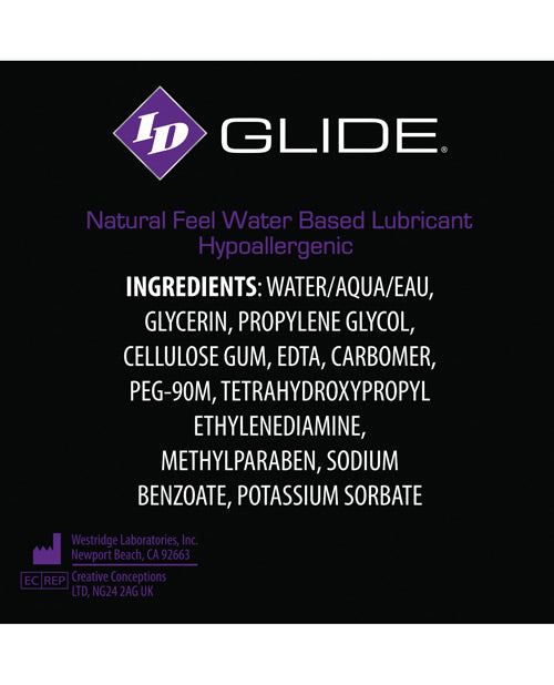 Id Glide Water Based Lubricant - 1 Oz Pocket Bottle - LUST Depot