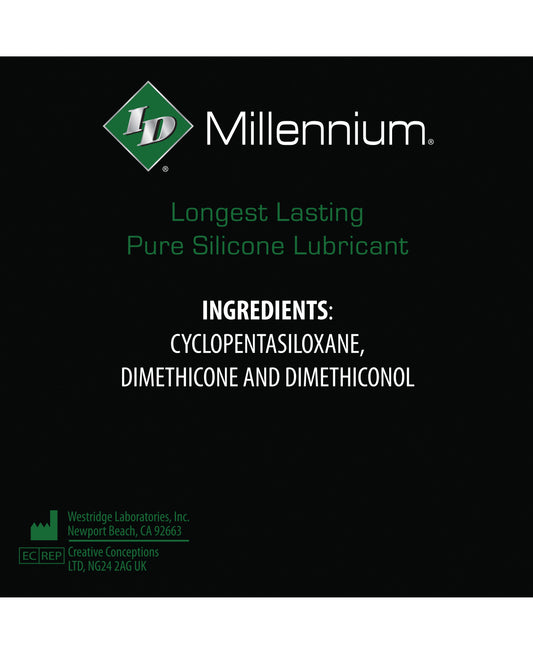 Id Millennium Silicone Lubricant - 17 Oz Pump Bottle - LUST Depot