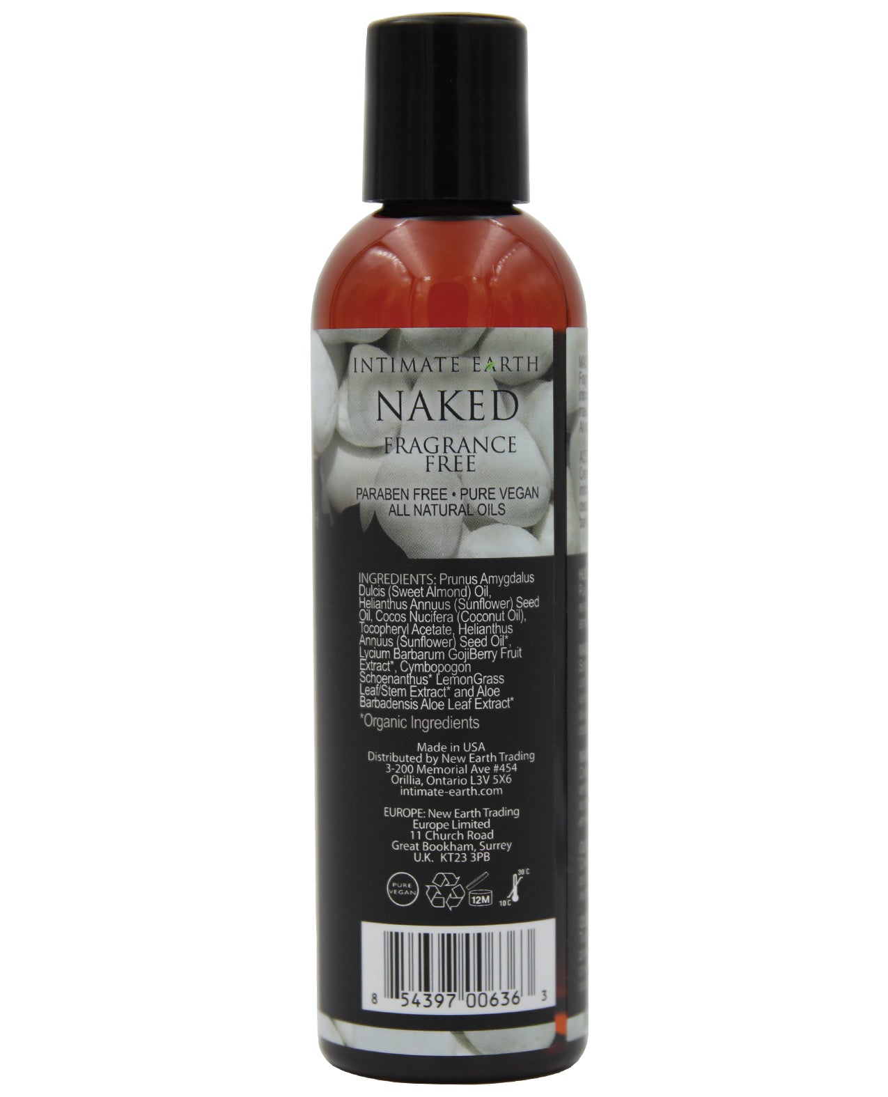 Intimate Earth Massage Oil - 120 Ml Naked - LUST Depot