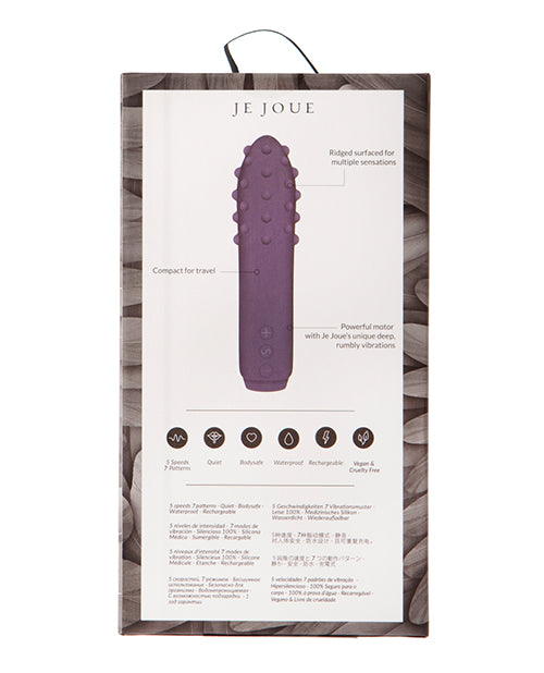 Je Joue Duet Bullet Vibrator - Purple - LUST Depot