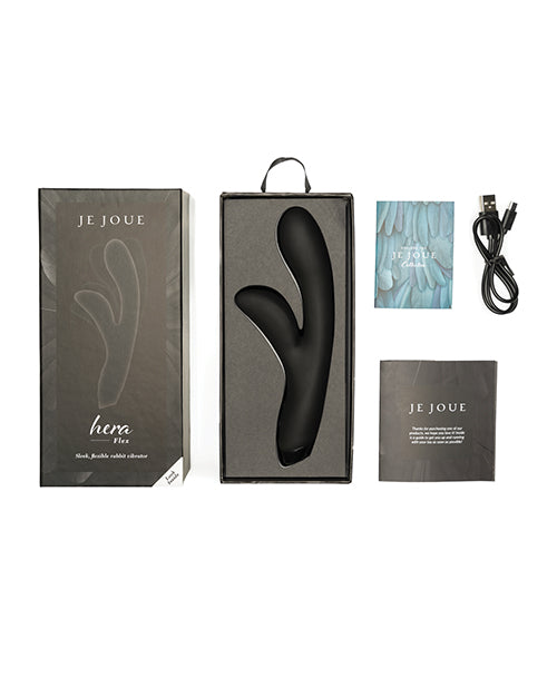 Je Joue Hera Flex Rabbit Vibrator - Black - LUST Depot