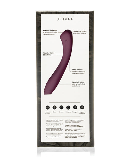 Je Joue Juno G Spot Vibrator - Purple - LUST Depot