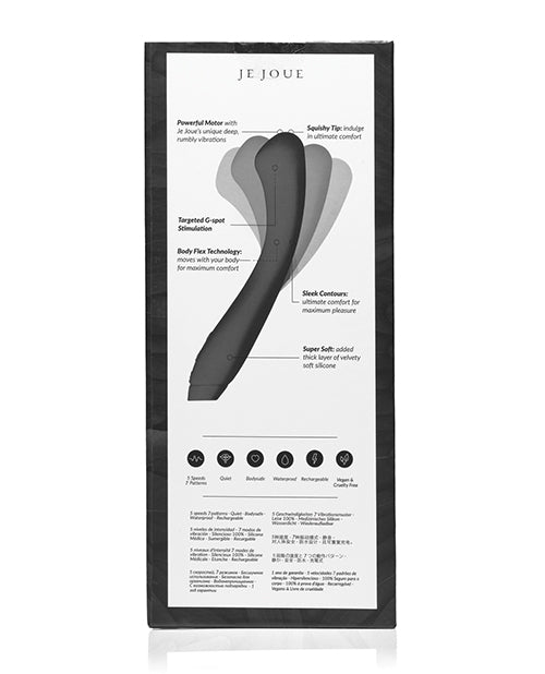 Je Joue Juno Flex G Spot Vibrator - Black - LUST Depot