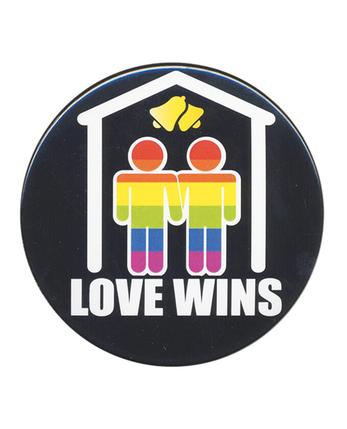 3" Button Men - Love Wins - LUST Depot