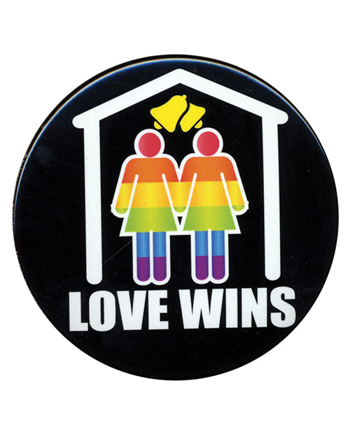 3" Button Female - Love Wins - LUST Depot