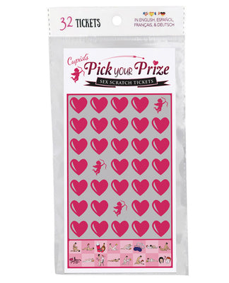 Cupids Pick Your Prize Sex Scratch Tickets - Pack Of 32