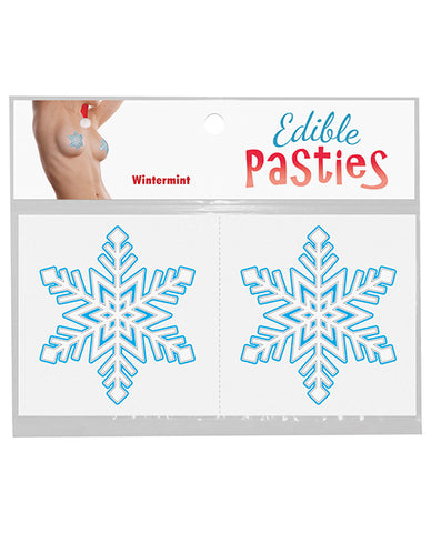 Edible Body Pasties - Wintermint Snowflake Pasties