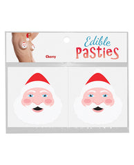 Edible Body Pasties - Cherry Santa Face