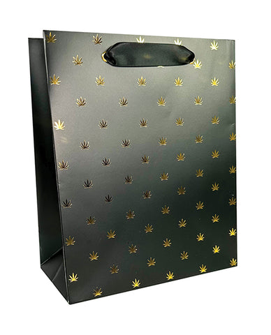 Polka Pot Gift Bag - Black/gold