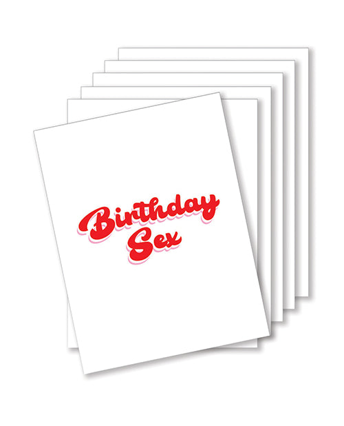 Birthday Sex Naughty Greeting Card - Pack Of 6 - LUST Depot