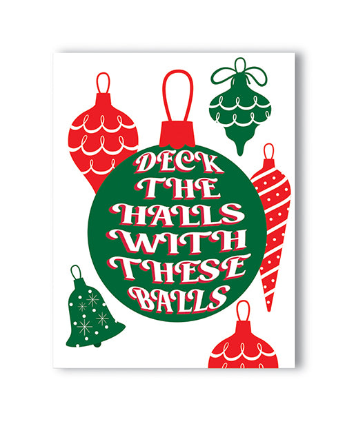 Deck The Balls Holiday Card - LUST Depot