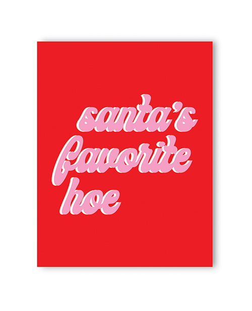 Favorite Hoe Holiday Greeting Card - LUST Depot