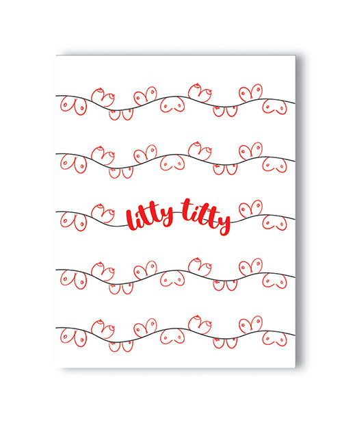 Litty Titty Holiday Greeting Card - LUST Depot