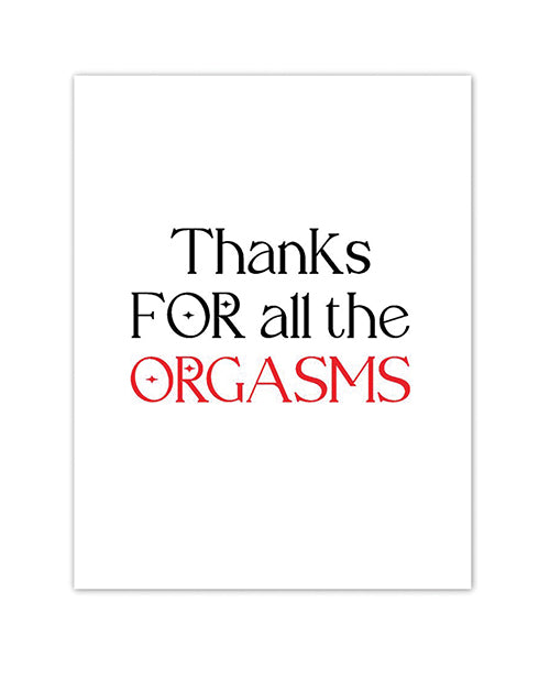 Orgasmic Greeting Card - LUST Depot