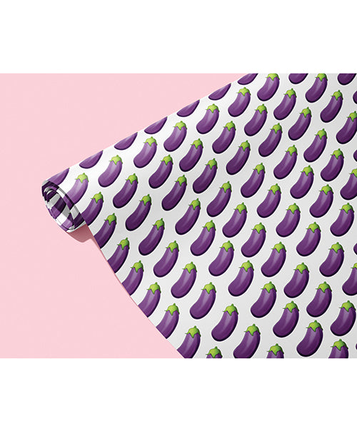 Eggplant Naughty Wrapping Paper - LUST Depot