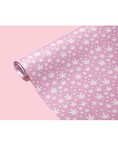 Pink Pot Leaf Wrapping Paper - LUST Depot