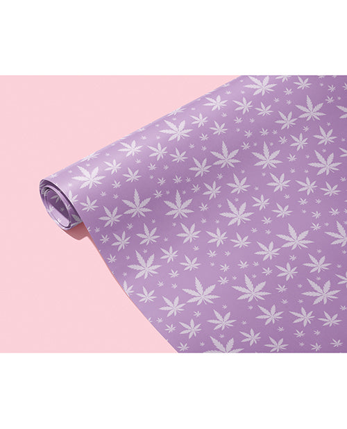 Purple Pot Leaf Wrapping Paper - LUST Depot