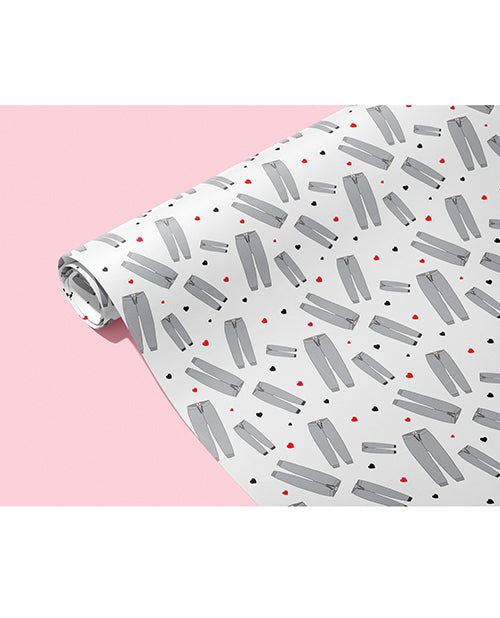 Grey Sweatpants Naughty Wrapping Paper - LUST Depot