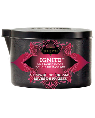 Kama Sutra Ignite Massage Candle - Strawberry Dreams