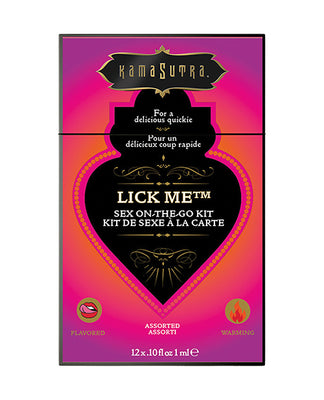 Kama Sutra Lick Me Sex To Go Kit