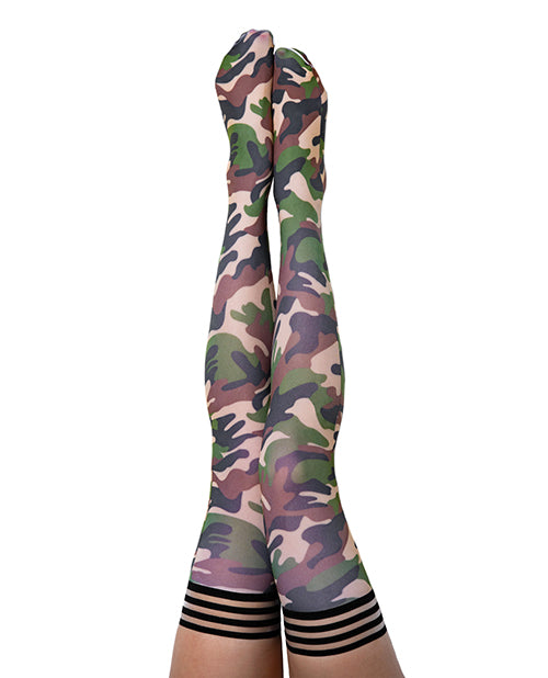 Kix'ies Alex Thigh High Camouflage A - LUST Depot