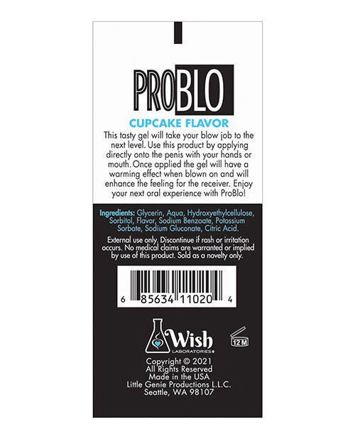 Problo Oral Pleasure Gel - Cupcake - LUST Depot