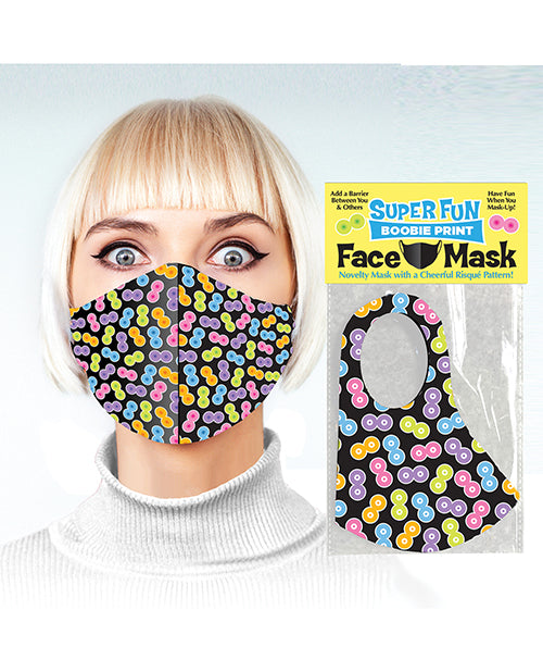 Super Fun Boobie Print Mask - LUST Depot