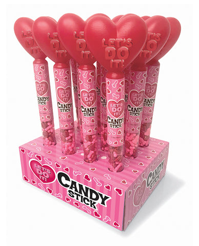 Let's Do It Candy Stick - Display Of 12