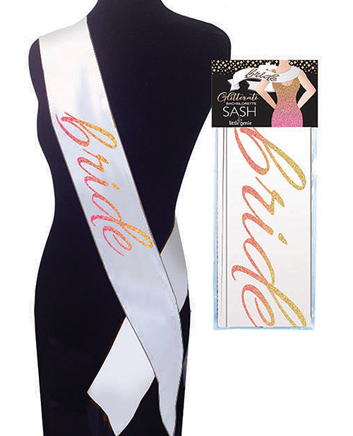 Glitterati Bride Sash - LUST Depot