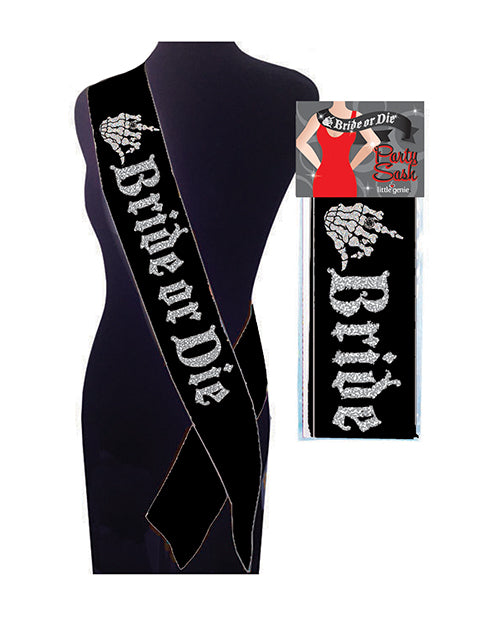 Bride Or Die Sash - LUST Depot