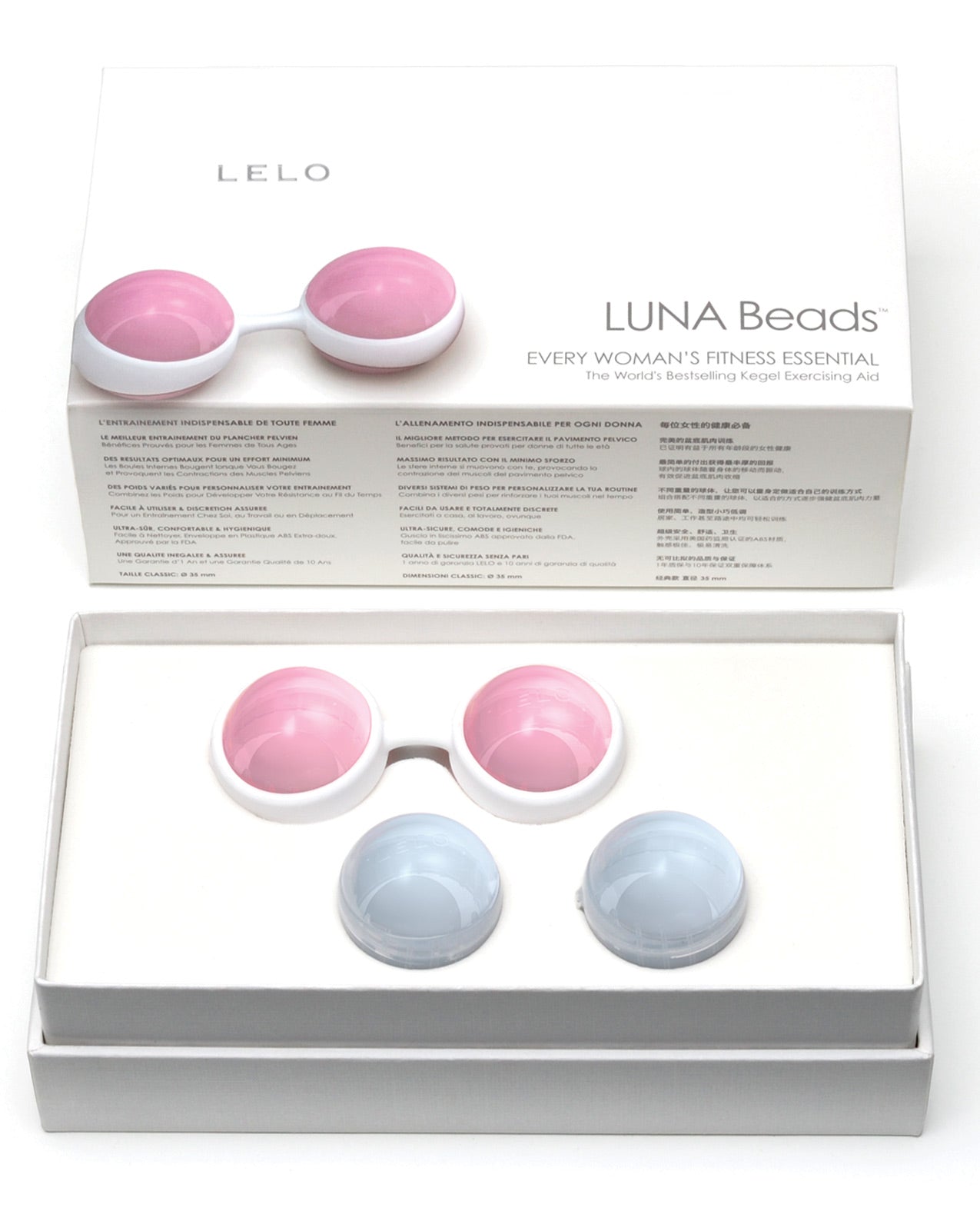 Lelo Luna Beads - Pink & Blue - LUST Depot