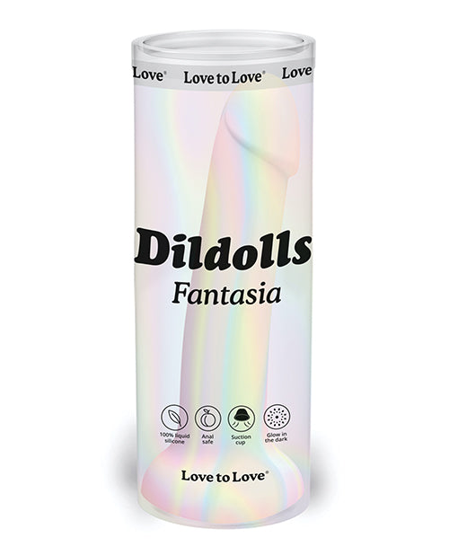 Love To Love Curved Suction Cup Dildolls Fantasia - Asst Colors - LUST Depot