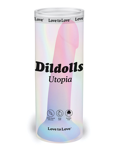 Love To Love Curved Suction Cup Dildolls Utopia - Asst Colors - LUST Depot